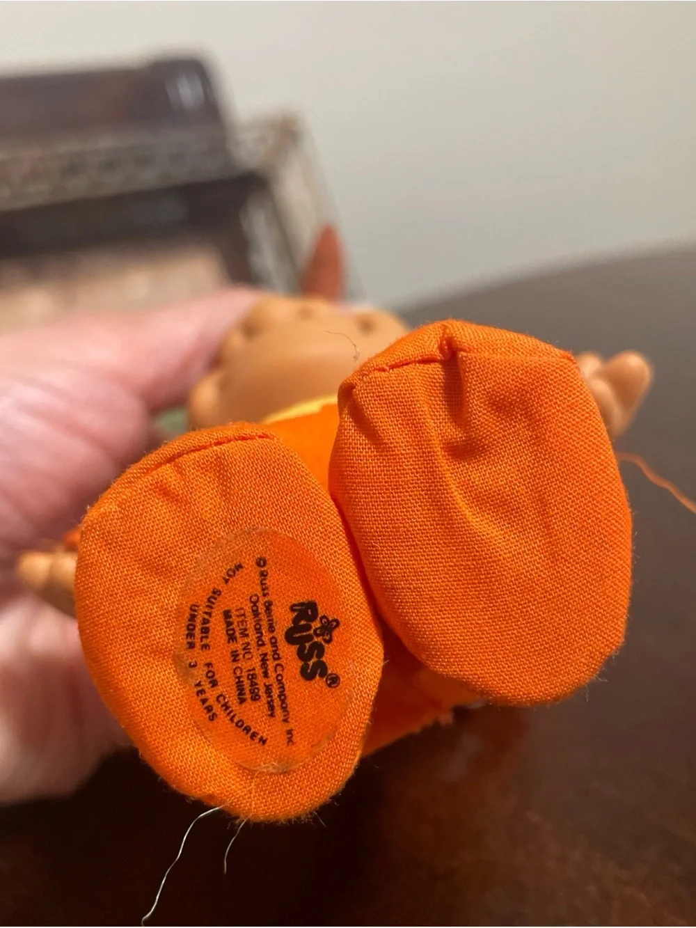 Vintage Russ Pumpkin Halloween Troll Doll Jack-o-lantern Fall Decor  Pumpkin